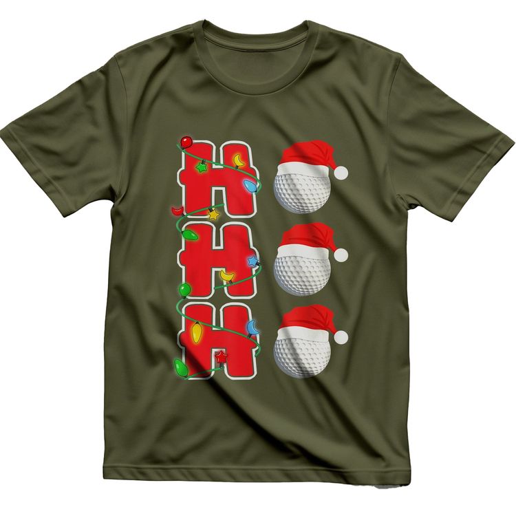 Ho-Ho-Hole in One! Santa Golf t-shirt AU image 11