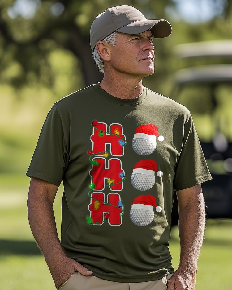 Ho-Ho-Hole in One! Santa Golf t-shirt AU image 8