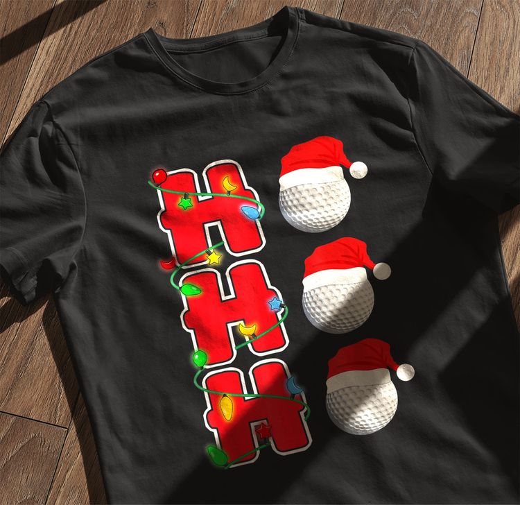 Ho-Ho-Hole in One! Santa Golf t-shirt AU image 3