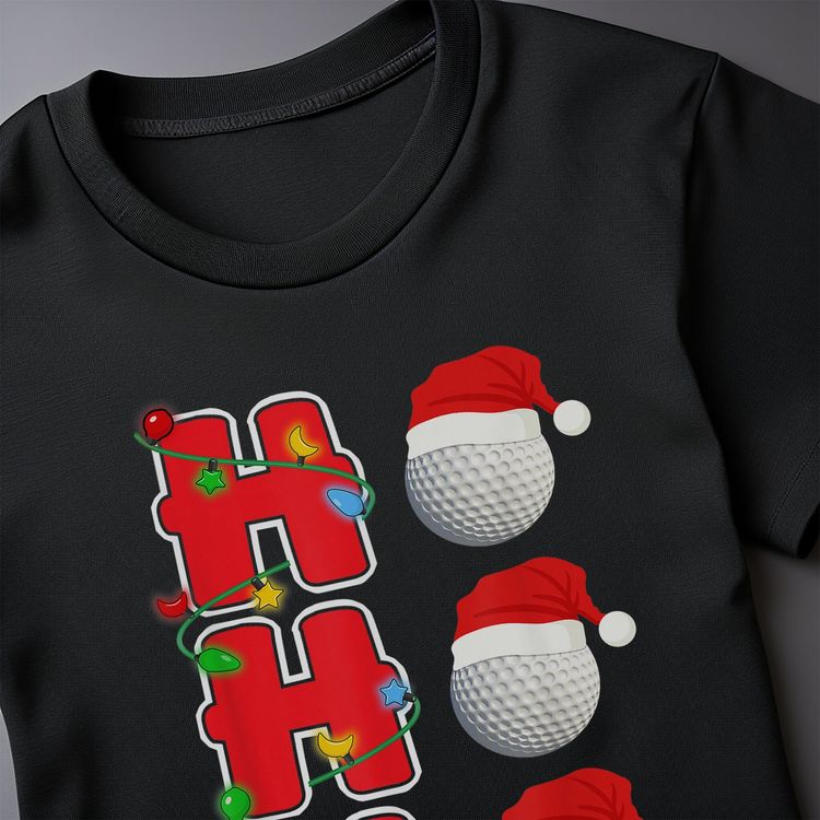 Ho-Ho-Hole in One! Santa Golf t-shirt AU image 12