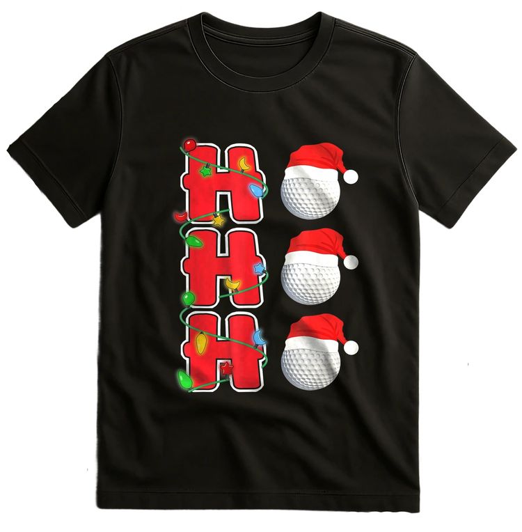 Ho-Ho-Hole in One! Santa Golf t-shirt AU image 4
