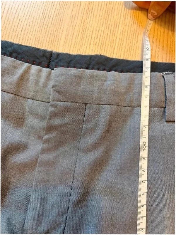 Tommy Hilfiger Tailored Wool Blend Trousers – Slim Fit – Grey – Great Condition 149€ imagen 6
