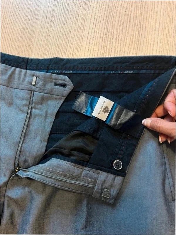 Tommy Hilfiger Tailored Wool Blend Trousers – Slim Fit – Grey – Great Condition 149€ imagen 7