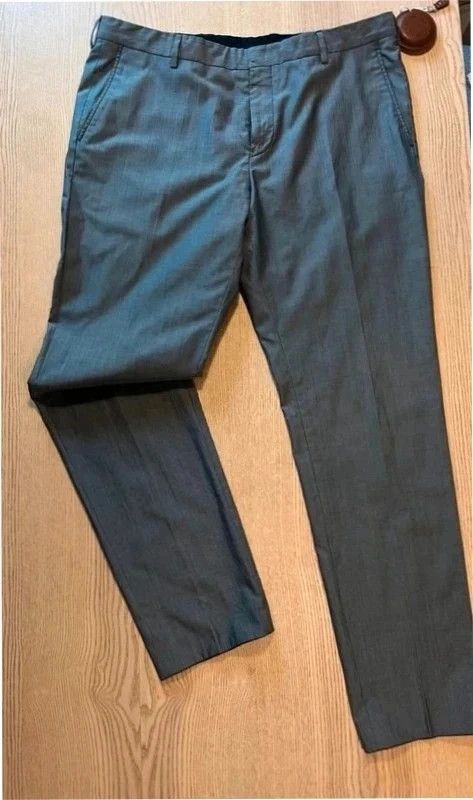 Tommy Hilfiger Tailored Wool Blend Trousers – Slim Fit – Grey – Great Condition 149€ image 1