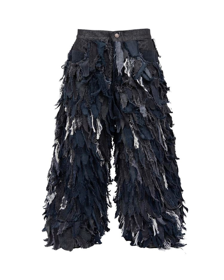 Jeans yeti upcycling Black