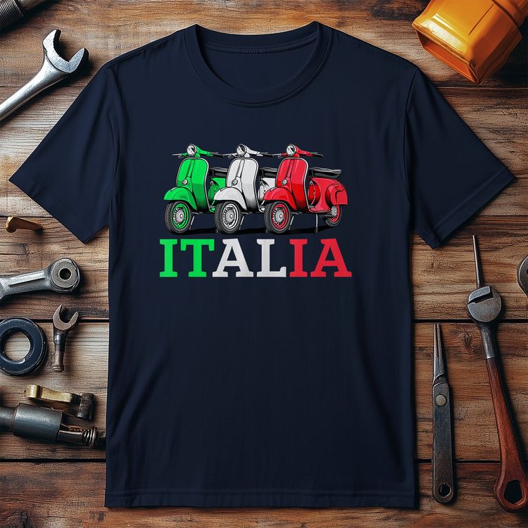 Italia Vintage Scooter T-shirt - image 2
