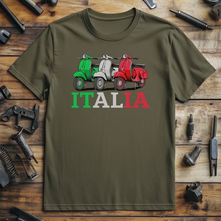 Italia Vintage Scooter T-shirt - image 7