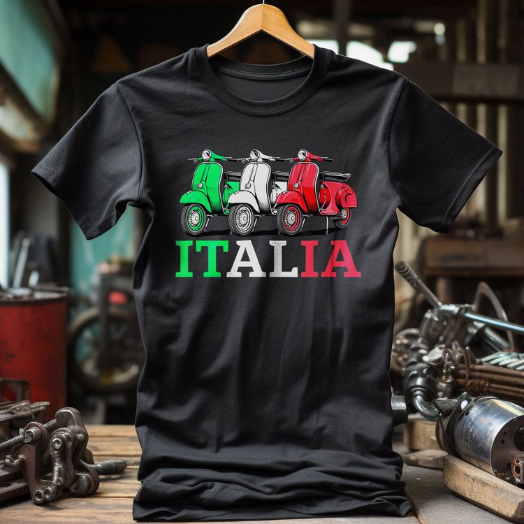 Italia Vintage Scooter T-shirt - image 5