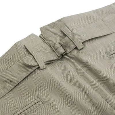 Grey Prince of Wales Check Shorts 4
