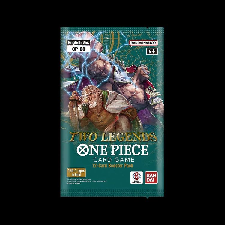 Two Legends One Piece OP08 Card Game 12-Card Booster Pack