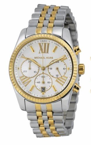 Michael Kors MK5955 Gold Bezel Wristwatch for Women