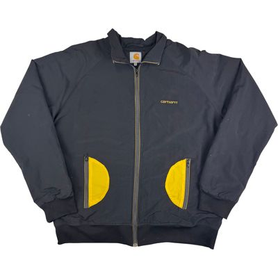 Carhartt Relay Full-Zip Harrington Jacket Black Yellow