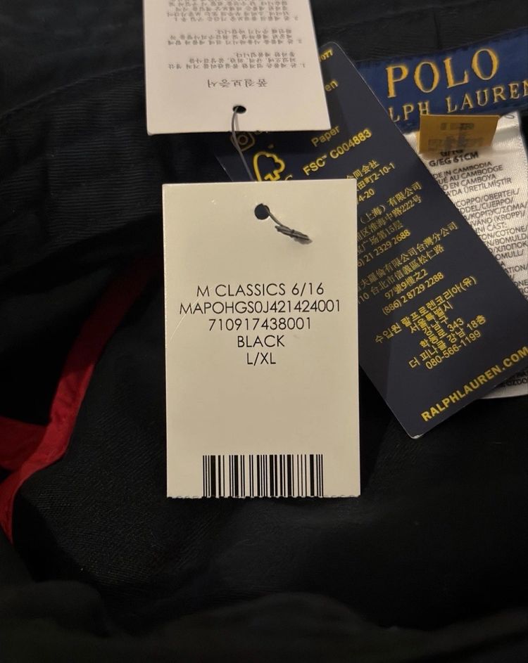 Polo Ralph Lauren Black Bucket Hat 9