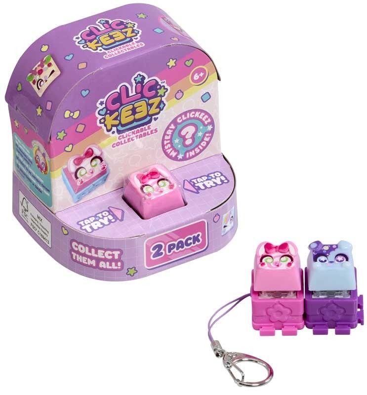 Clic Keez Keyboard Keys - Sensory Toy - Assorted - 2 Pack