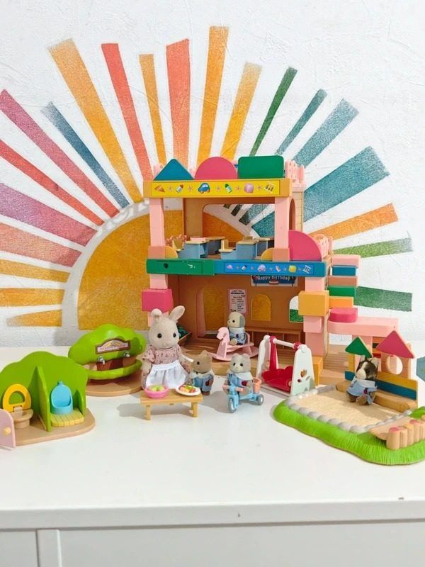 Children'S Toy Playset With Animal Figures And Sandbox image 1