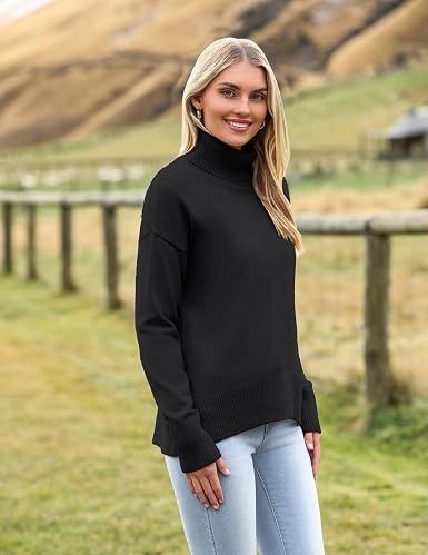 Black Turtleneck Sweater