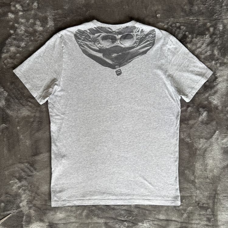 C.P. Company Grey Goggle Print T-Shirt - Medium image 4