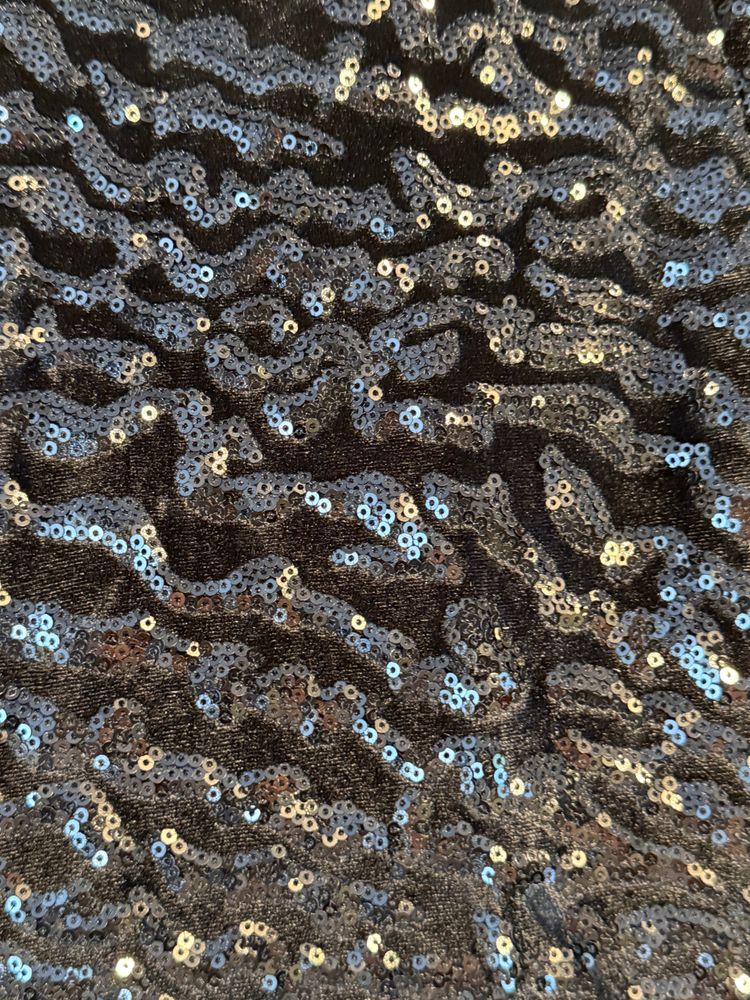 ASOS DESIGN sequin black trousers imagen 3