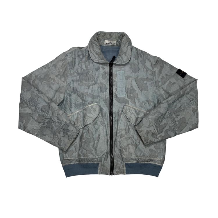 Stone Island Grey Big Loom Camo-TC Jacket