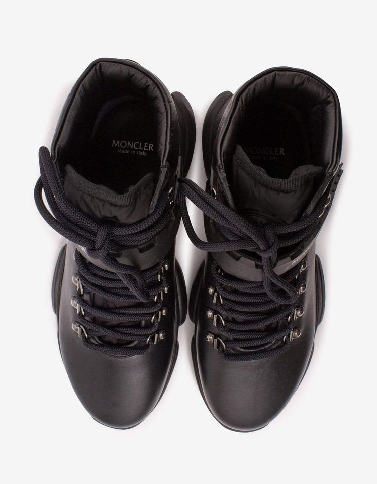 Moncler Black Bubble Boots 8