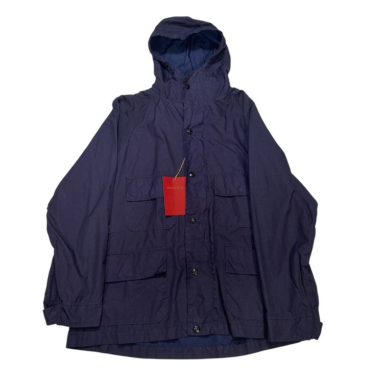 Bonville 1992 Nylon Boating Jacket Blue Jacket image 1