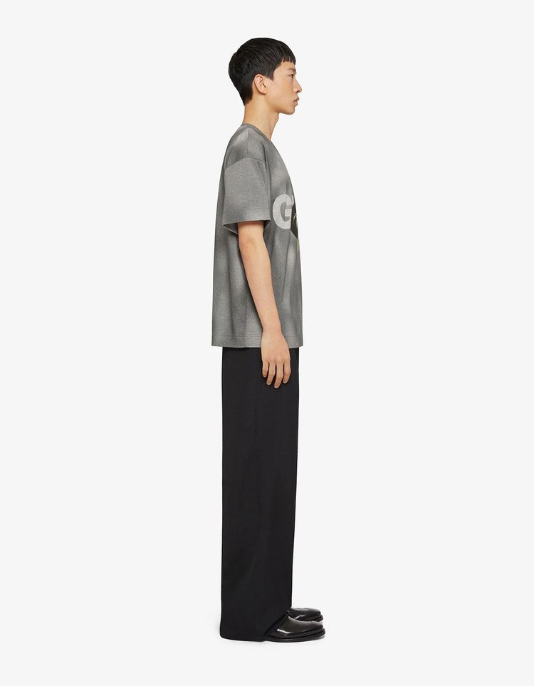 Givenchy Black GVCY Flower Print T-Shirt 7