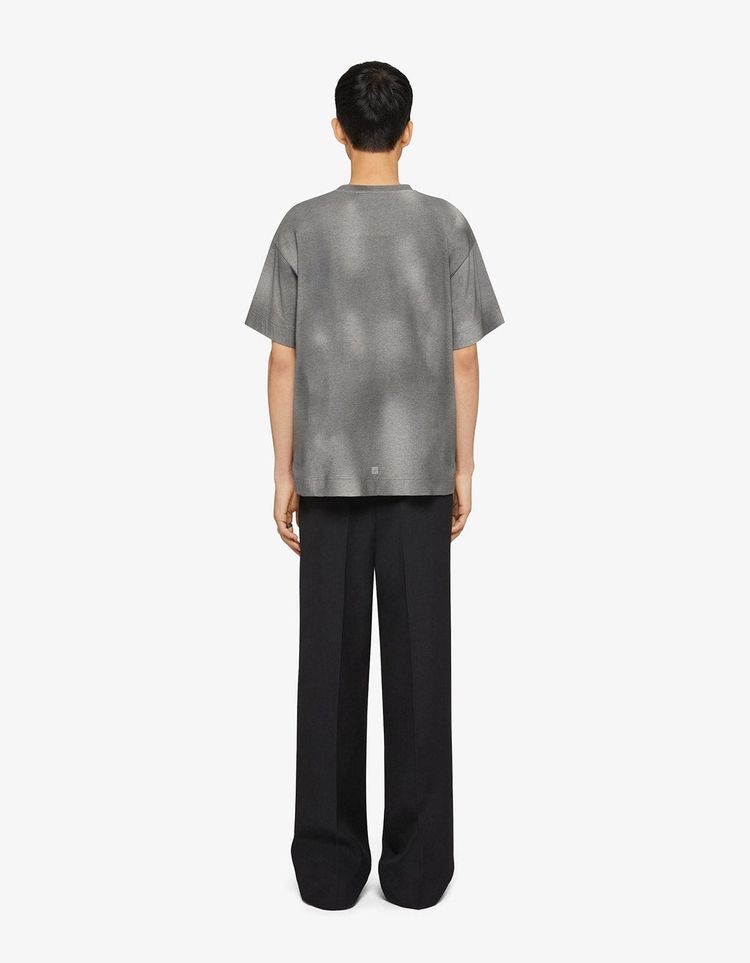 Givenchy Black GVCY Flower Print T-Shirt 4