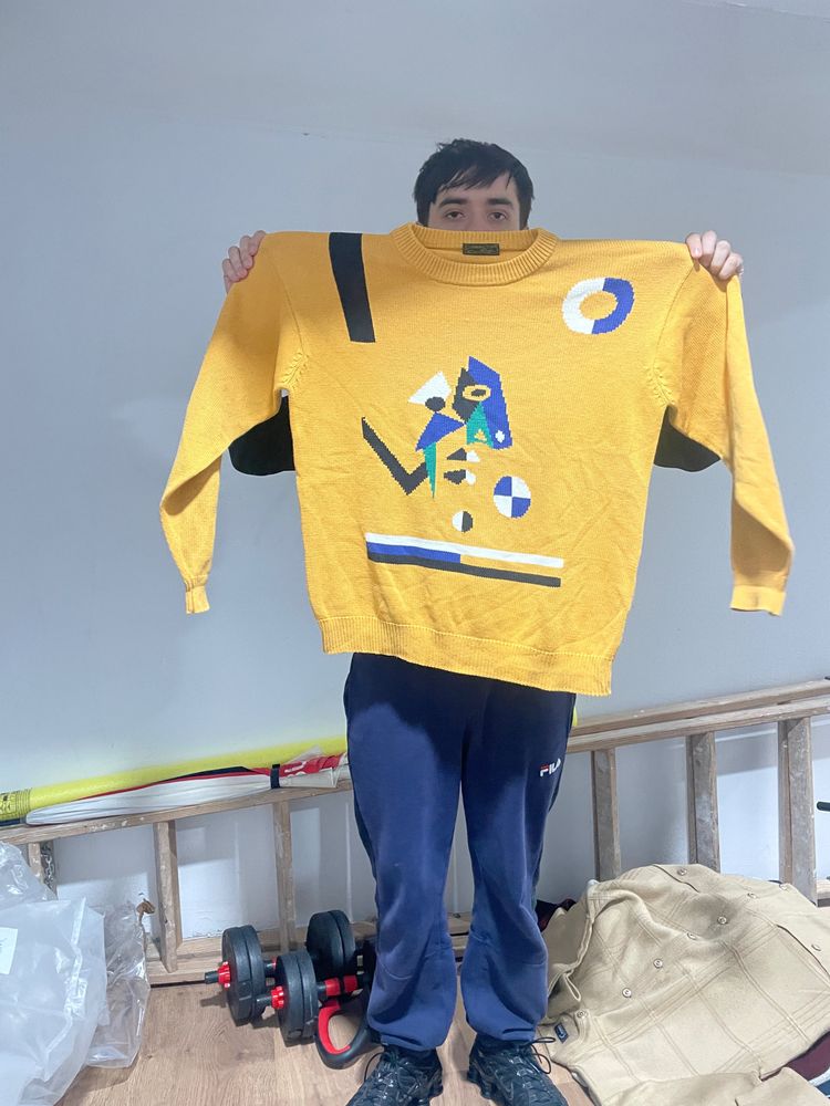 Other Yellow Abstract Pattern Sweater product image