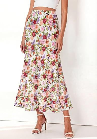 Floral Midi Skirt