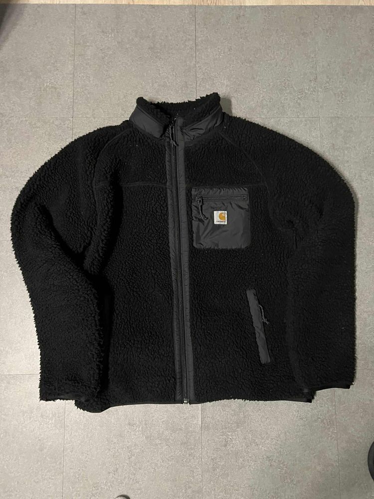 Carhartt Black Fleece Zip-Up Jacket
