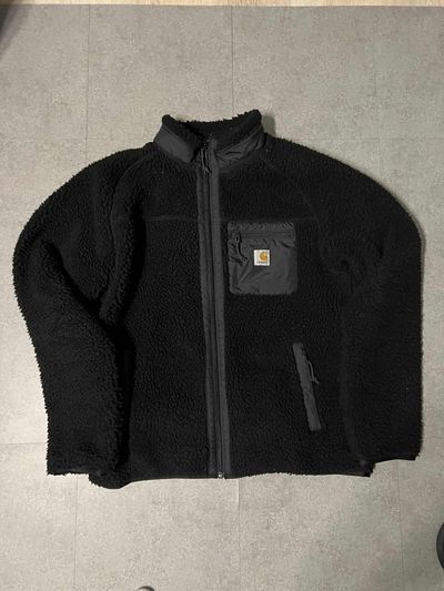 Carhartt Black Fleece Zip-Up Jacket
