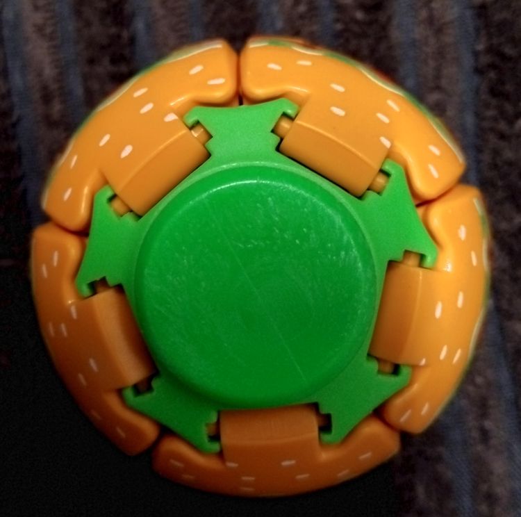 Burger-Shaped fidget spinner  imagen 2