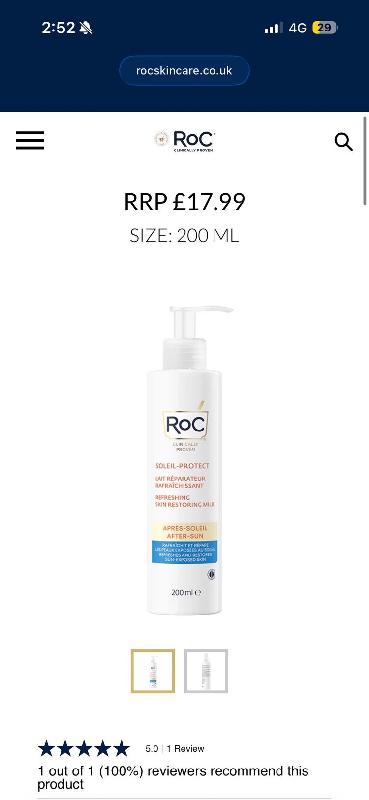 Other Roc Soleil-Protect After-Sun After-Balm product image