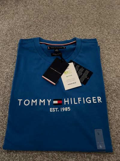 TOMMY HILFIGER T-SHIRT ORGANIC COTTON RRP £45