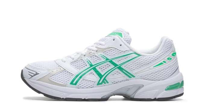 asics gel 1130 white malachite green