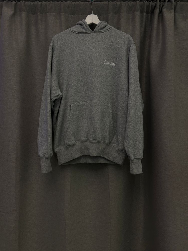 Corteiz Logo Grey Hoodie