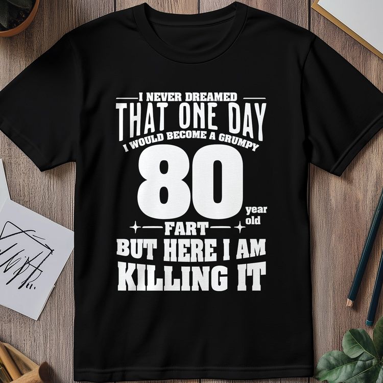 Grumpy Old Fart 80 T-Shirt image 1