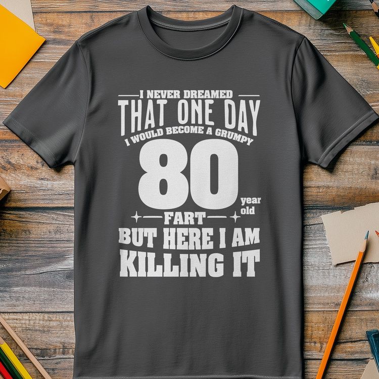 Grumpy Old Fart 80 T-Shirt image 2