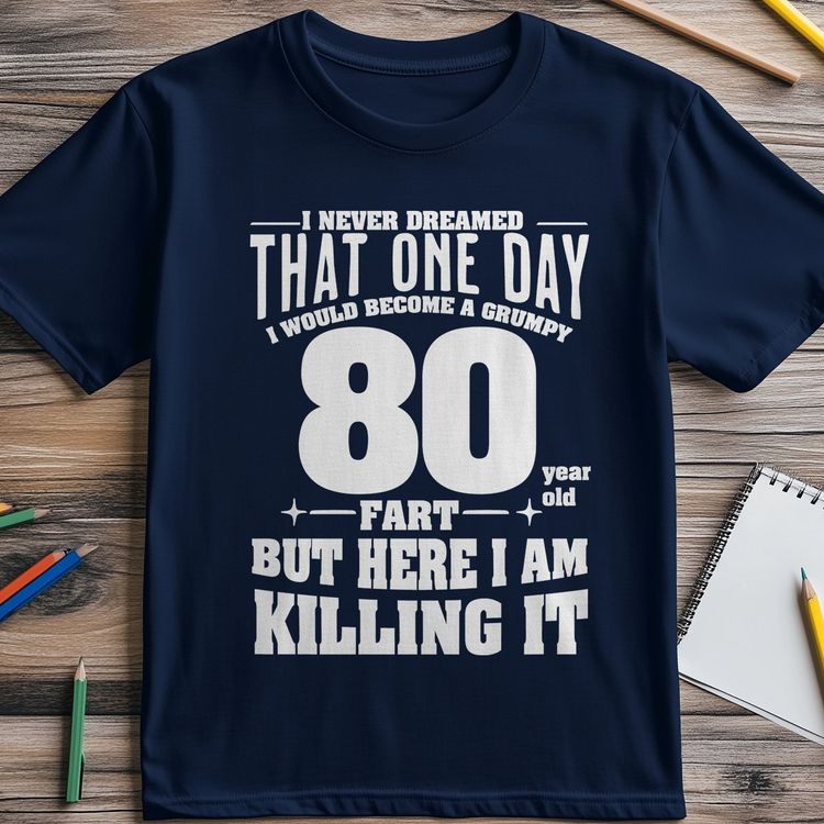 Grumpy Old Fart 80 T-Shirt image 7