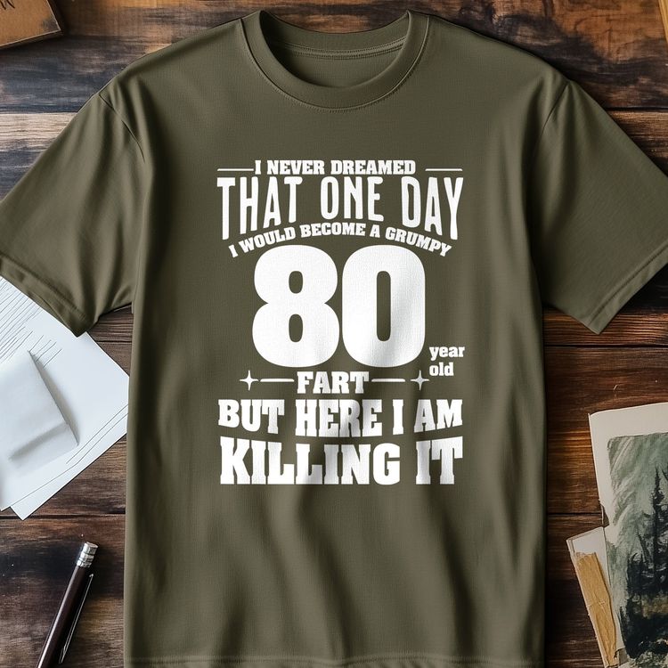 Grumpy Old Fart 80 T-Shirt image 4