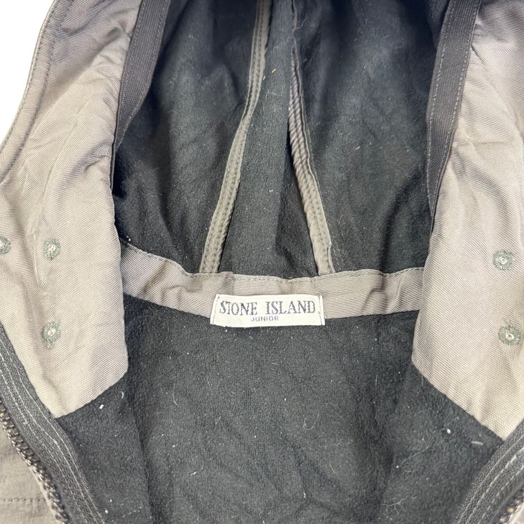 Stone Island Junior Hooded Jacket Grey image 2