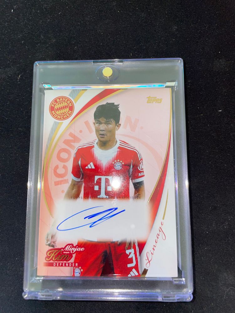 Topps Lineage Fc Bayern München Minjae Kim Autograph Card