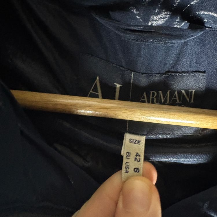 Immagine di Armani Jeans Navy Quilted Jacket 2