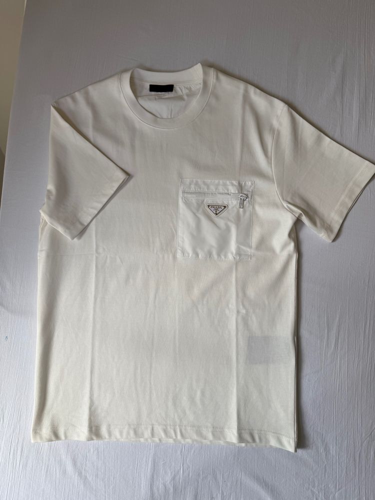 Prada Prada White T-Shirt With Chest Pocket product image