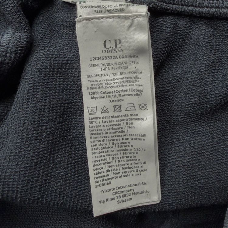 C.P. Company Cotton Lens Shorts - Navy 6