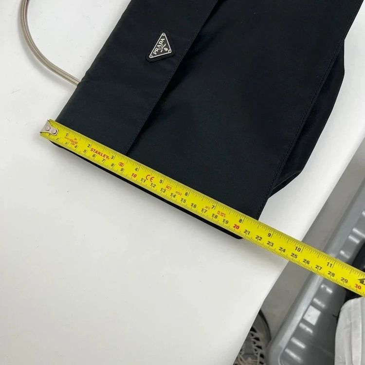 Prada Tessuto Metal Handle Bag handbag image 9