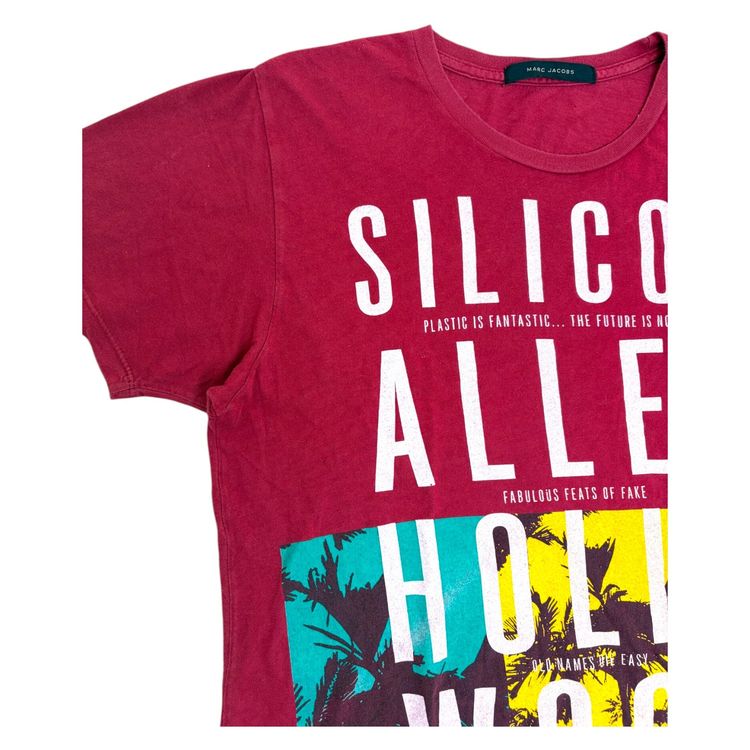 Marc Jacobs Silicon Valley T Shirt burgundy - M 2