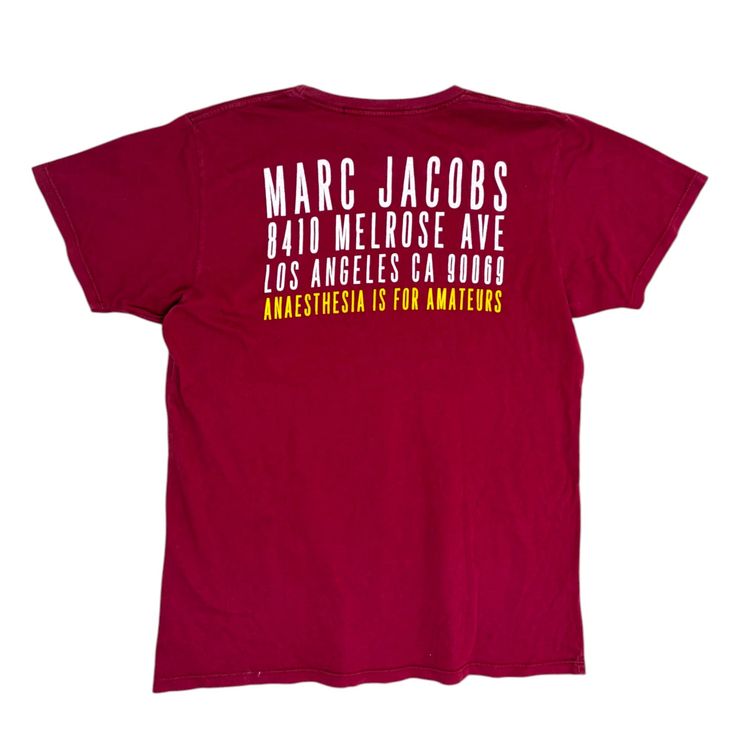 Marc Jacobs Silicon Valley T Shirt burgundy - M 6