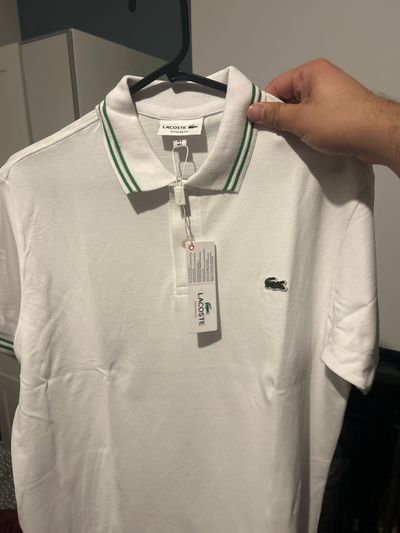 Lacoste White Polo Shirt