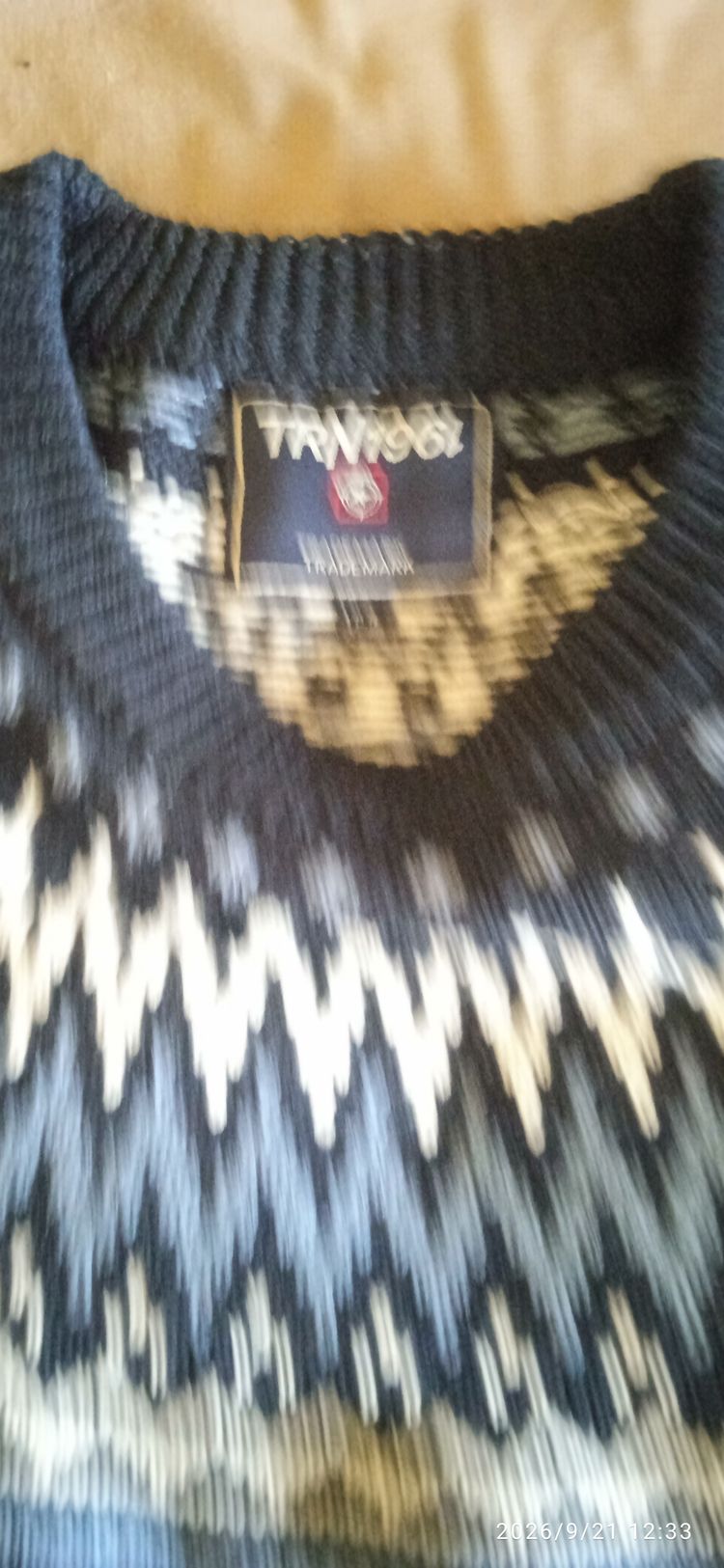 Immagine di Ymc Navy Patterned Sweater 2